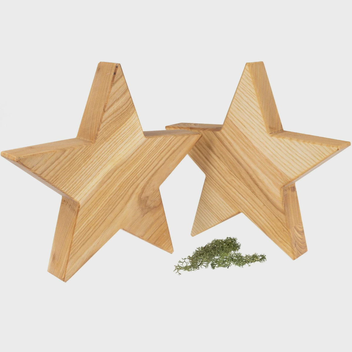 Holz Stern Deko | Stern aus Esche | Rustikale Holz Deko | Wohnzimmer Deko | Einzugsgeschenk | Weihnachtsgeschenk Holz