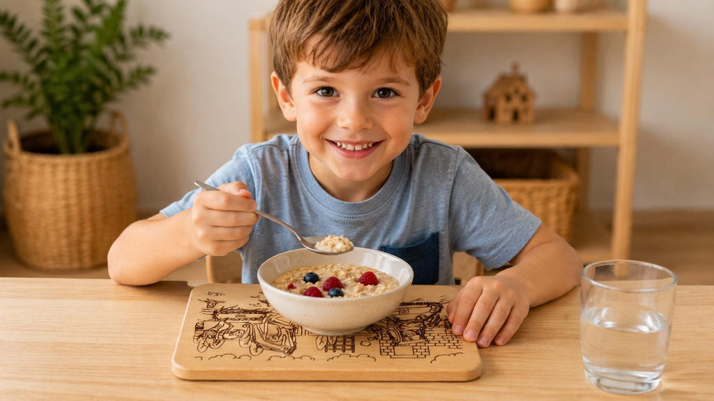 Kinder Frühstücksbrett | Baustelle Bagger | Ausmalbrett Holz | Brotzeitbrett Kinder | Geschenk Junge | Geburtstag Geschenk