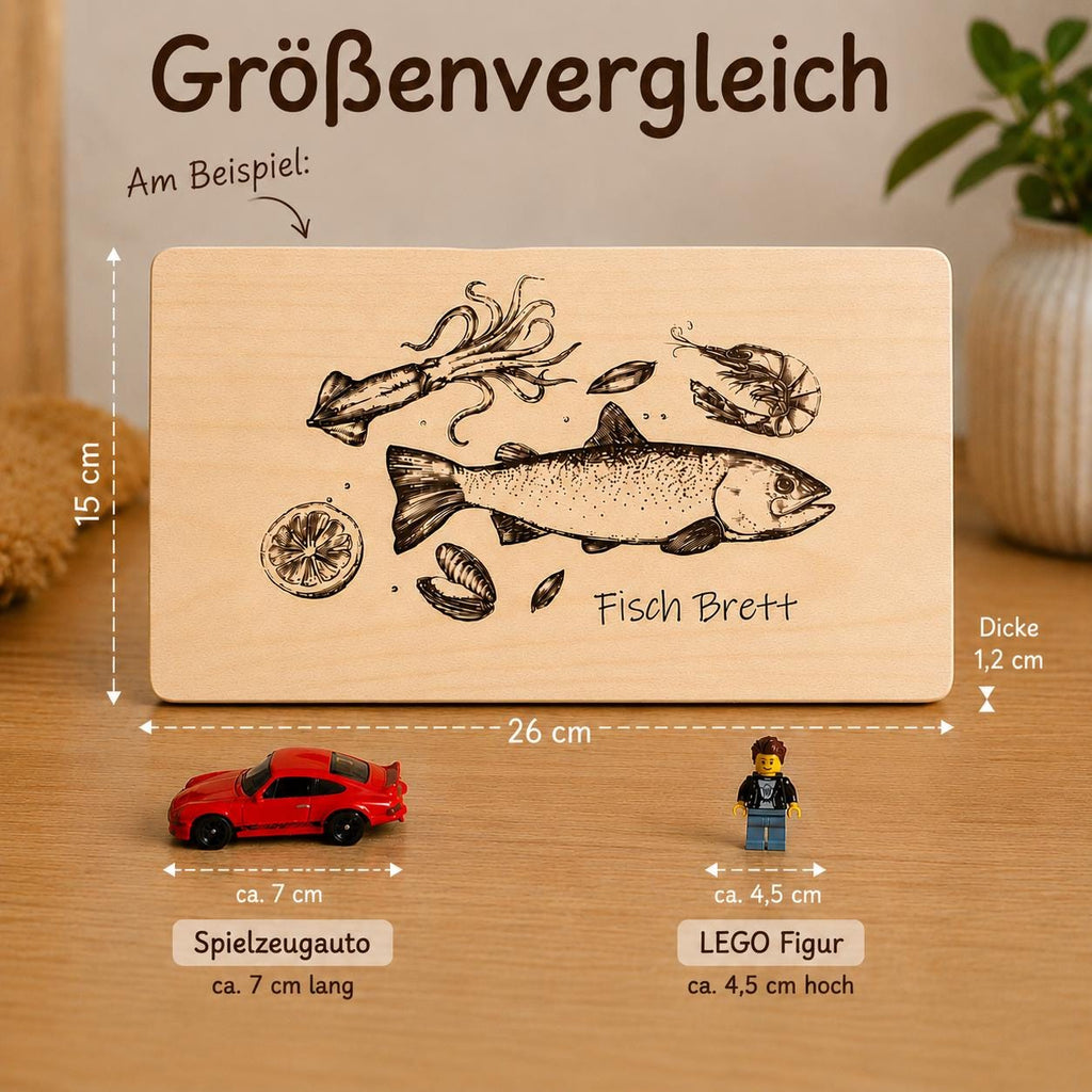 Schneidebrett Holz | Frühstücksbrett Ahorn | Brotzeitbrett Küche | Gemüse Brett | Geschenkidee Küche | Geburtstagsgeschenk