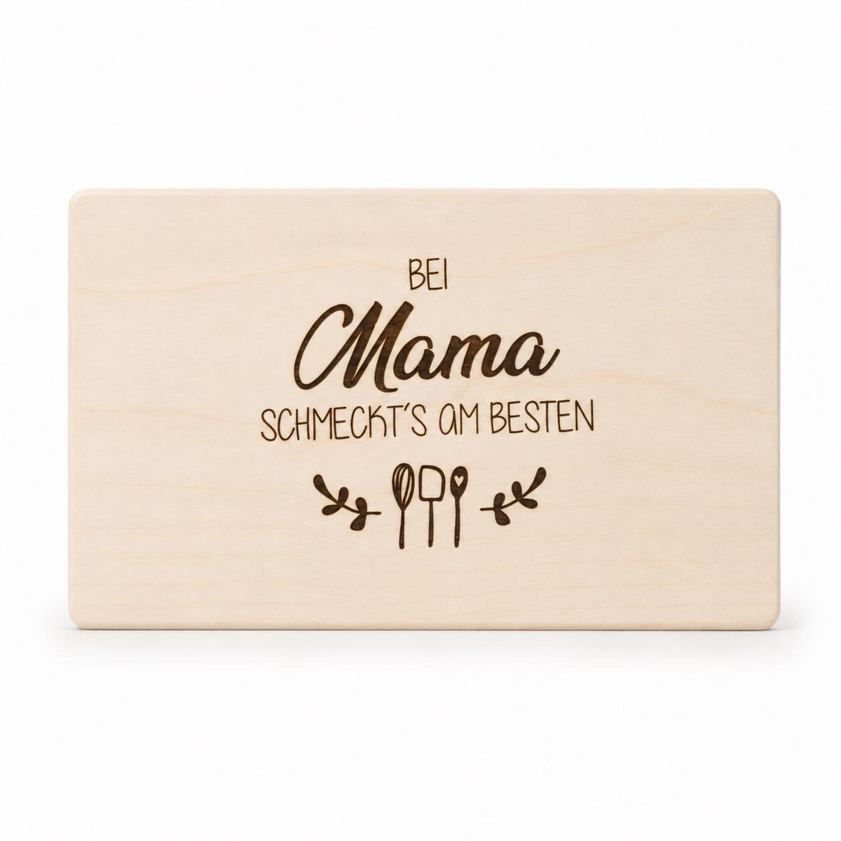 Mama Geschenk | Muttertag Geschenk | Frühstücksbrett Holz | Schneidebrett Holz | Geburtstagsgeschenk | Holzbrett Gravur