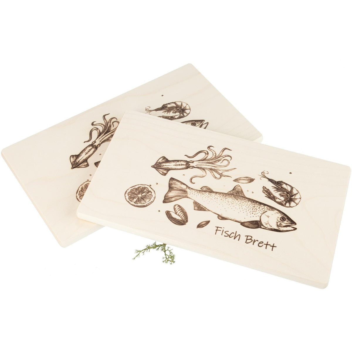 Schneidebrett Holz | Frühstücksbrett Ahorn | Fisch Brett Küche | Brotzeitbrett Holz | Geschenkidee Küche | Geburtstagsgeschenk