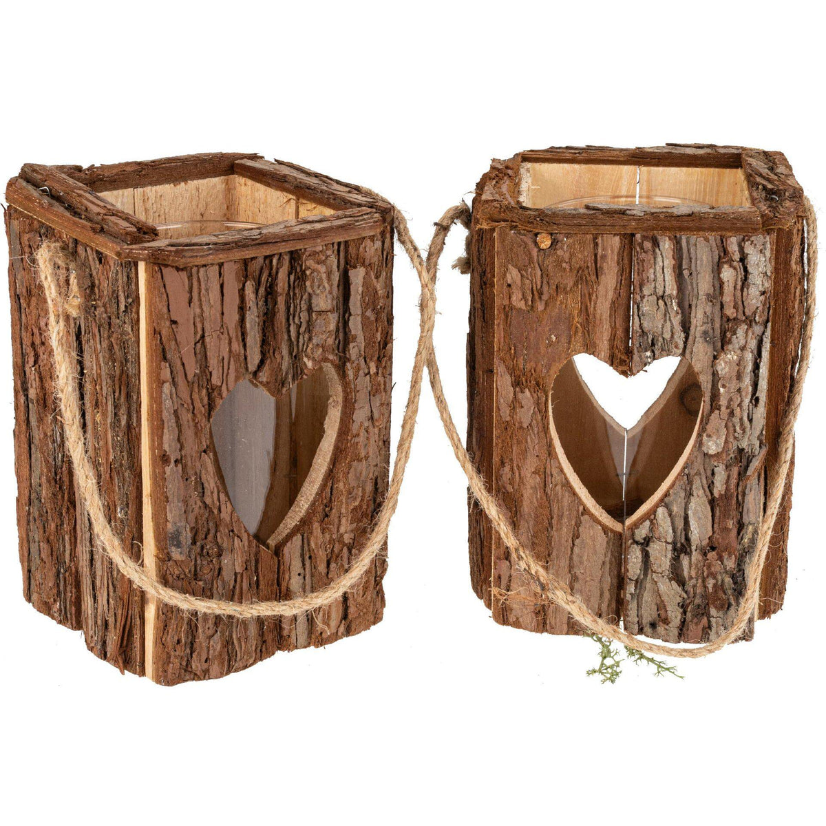 Holz Laterne | Rustikale Deko | Herz Deko | Wohnzimmer Deko | Holz Deko | Geschenkidee Hochzeit | Windlicht Holz