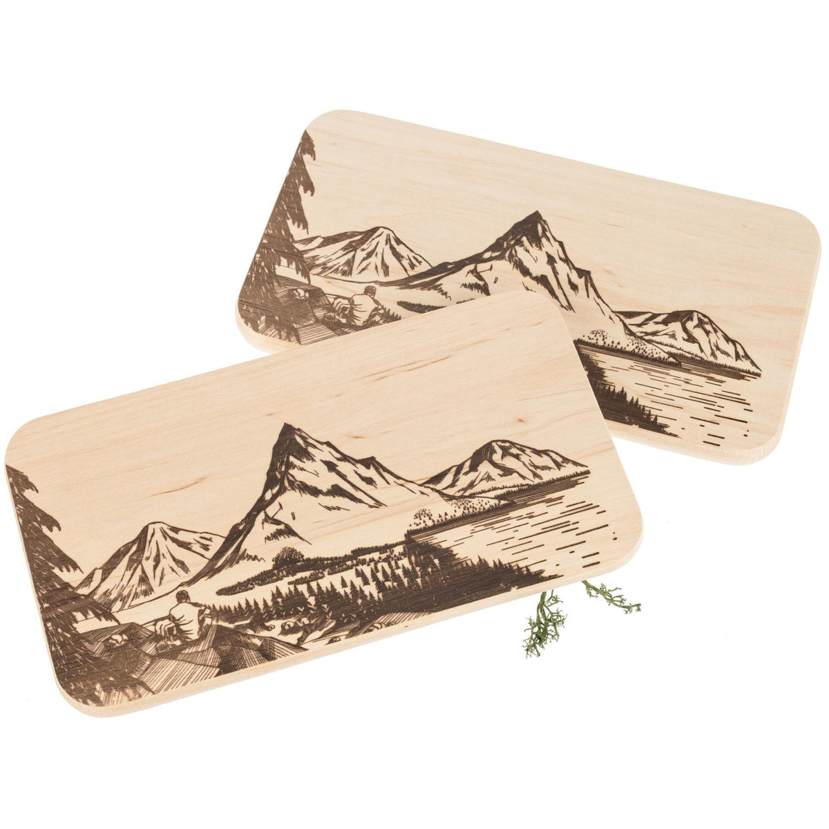 Frühstücksbrett Holz | Bergsucht Geschenk | Brotzeitbrett Wandern | Schneidebrett Holz | Bergliebe Deko | Geschenk Wanderer