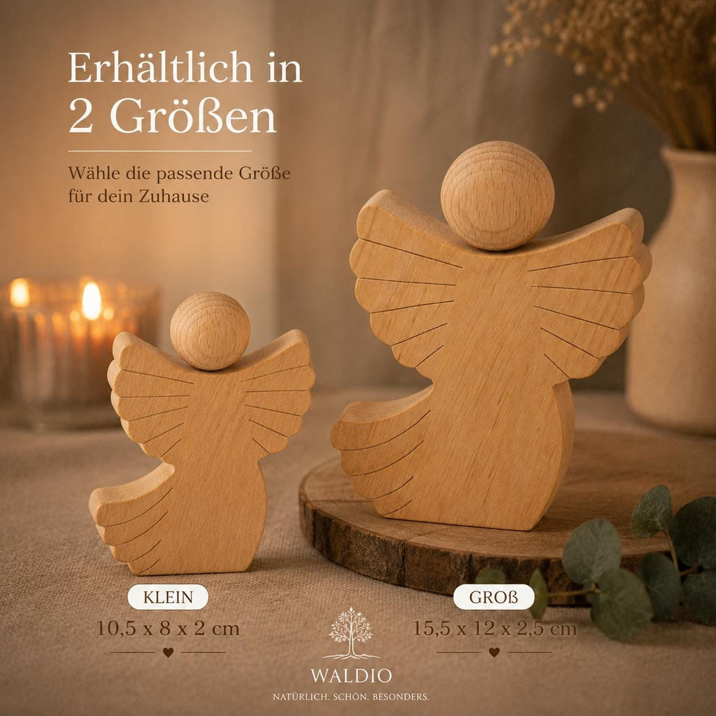 Holz Engel | Schutzengel Holz | Engel Deko | Holz Deko | Wohnzimmer Deko | Geschenkidee Holz | Einzugsgeschenk