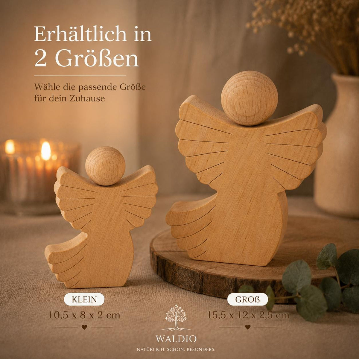 Holz Engel | Schutzengel Holz | Engel Deko | Holz Deko | Wohnzimmer Deko | Geschenkidee Holz | Einzugsgeschenk