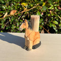 Zahnstocherhalter Pferd | Handgeschnitzt Holz | Pferde Deko | Zahnstocher Spender | Geschenk Pferdeliebhaber | Horse Gift