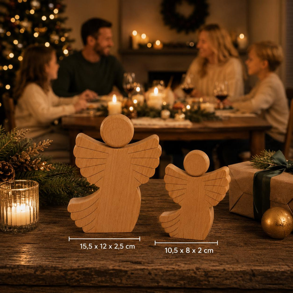 Holz Engel | Schutzengel Holz | Engel Deko | Holz Deko | Wohnzimmer Deko | Geschenkidee Holz | Einzugsgeschenk