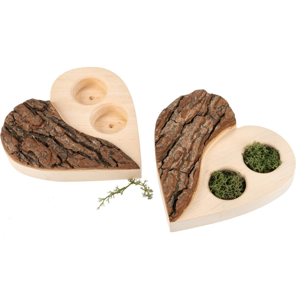 Ringkissen Holz | Rustikales Ringkissen | Herz Ringkissen | Hochzeit Deko | Boho Hochzeit | Hochzeitsgeschenk Ideen | Holz Deko