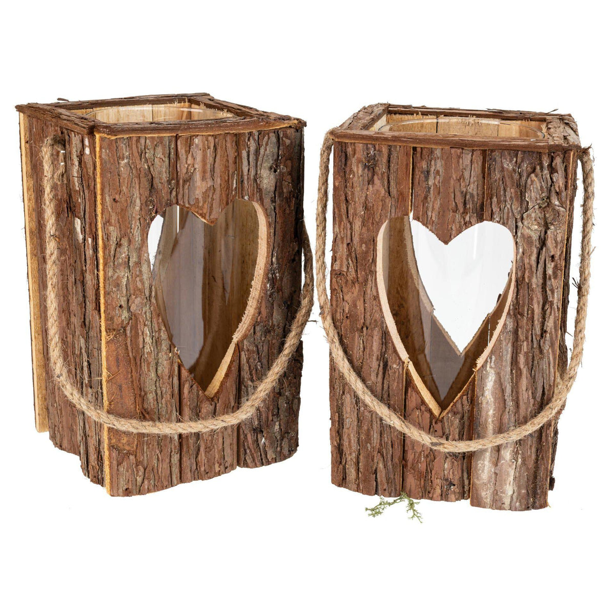 Holz Laterne | Rustikale Deko | Herz Deko | Wohnzimmer Deko | Holz Deko | Geschenkidee Hochzeit | Windlicht Holz