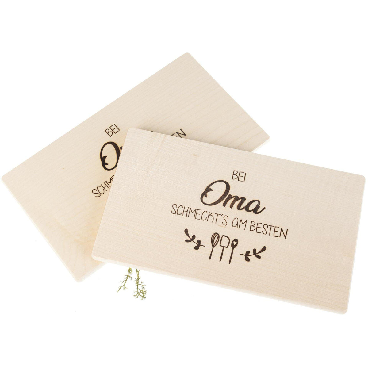 Geschenk Oma | Frühstücksbrett Holz | Schneidebrett Holz | Brotzeitbrett Gravur | Geburtstagsgeschenk | Bei Oma schmeckt's am besten