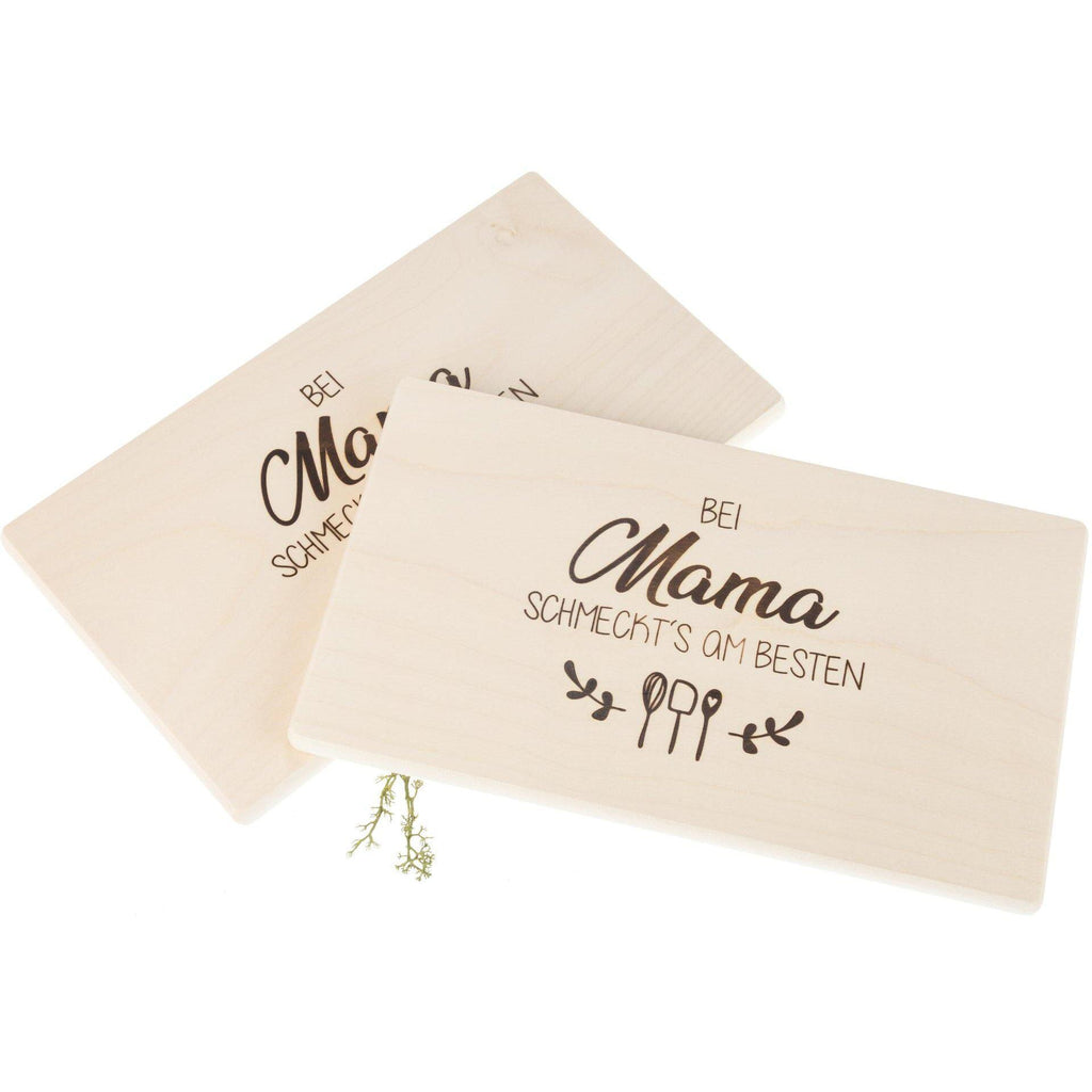 Mama Geschenk | Muttertag Geschenk | Frühstücksbrett Holz | Schneidebrett Holz | Geburtstagsgeschenk | Holzbrett Gravur