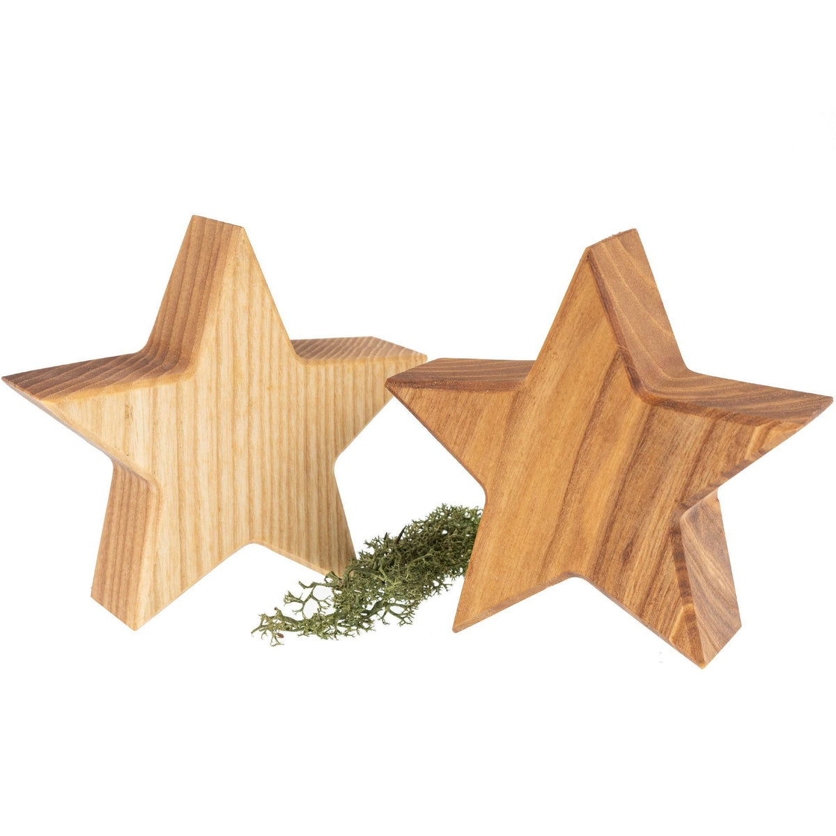 Holz Stern Deko | Stern aus Esche | Rustikale Holz Deko | Wohnzimmer Deko | Einzugsgeschenk | Weihnachtsgeschenk Holz