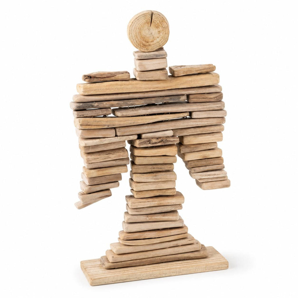 Holz Engel Deko | Treibholz Engel | Wohnzimmer Deko | Holz Deko | Einzugsgeschenk | Hochzeitsgeschenk Ideen | Boho Deko